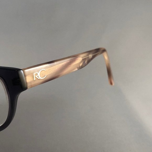 Roberto Cabras RB 701 HV2 HM Eyeglass Frame Black Brown Tan Flex Clear 52-14-140 - Picture 3 of 12